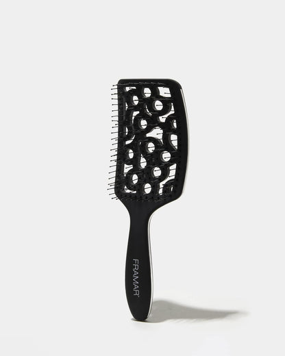 Brosse Démêlante Cheveux Bouclés Cheveux Bouclés, Démêlante, Noir
