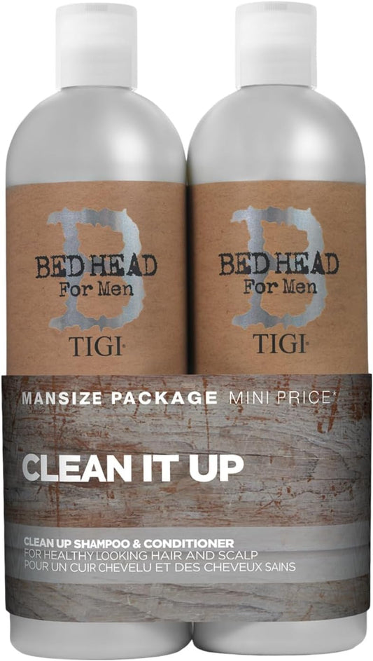 for Men by TIGI Clean up Shampoing & Après-Shampoing, 2X 750Ml